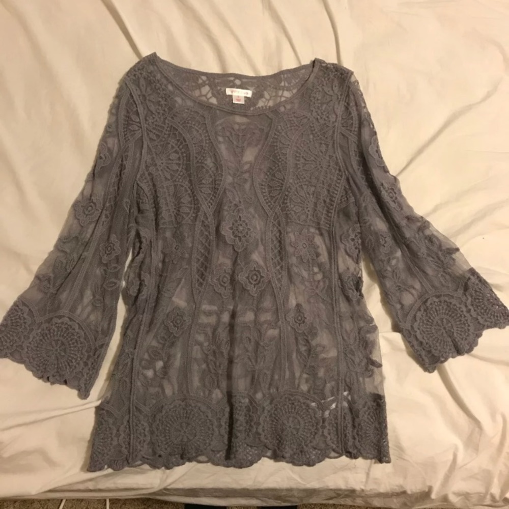 Embroided over shirt